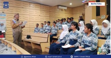 Kegiatan Pelatihan Jurnalistik SMPN 1 Cimahi