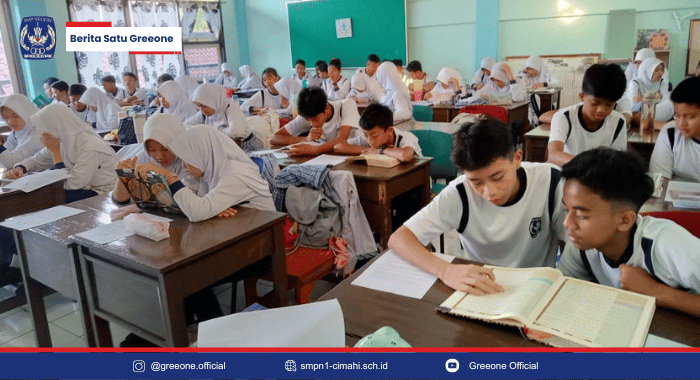Pembiasaan Membaca Alquran Siswa SMPN 1 Cimahi