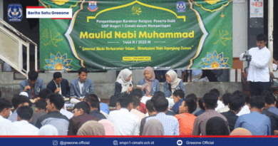 Peringatan Maulid Nabi Muhammad SAW di SMPN 1 Cimahi