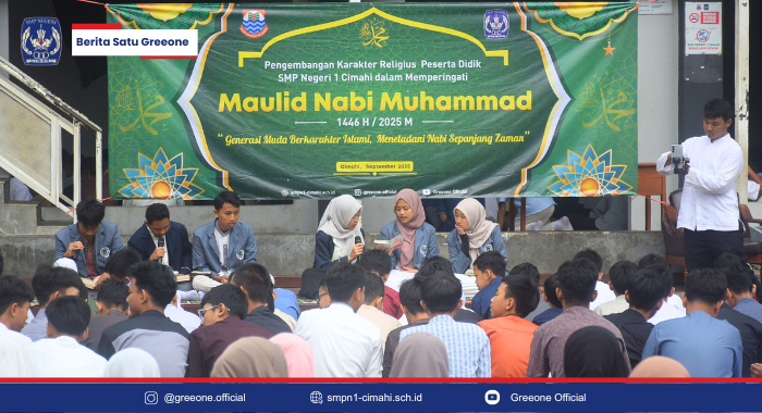 Peringatan Maulid Nabi Muhammad SAW di SMPN 1 Cimahi